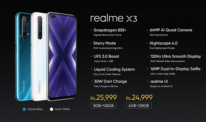 India Desire : Realme X3 Flipkart Price Rs 24999: Next Sale Date 21st July @12PM, Launch Date, Specifications & Buy Online In India